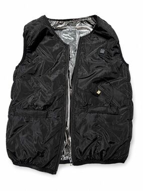 Heated Black Vest – Rechargeable USB Warmer 30•C